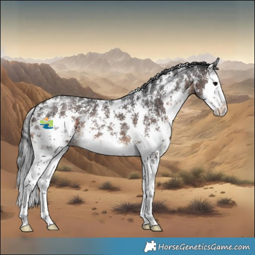 Horse Color:Brown Sabino Splash 