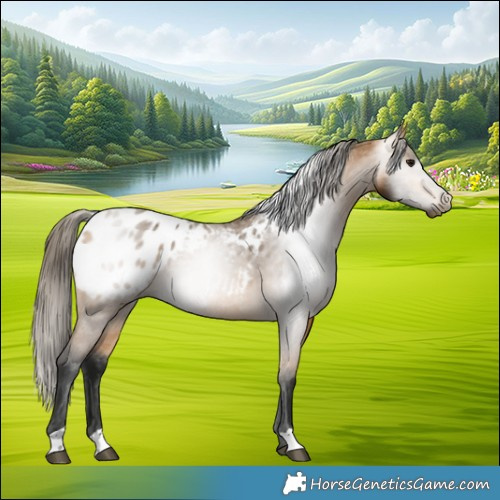 Horse Color:Gray Buckskin Appaloosa 