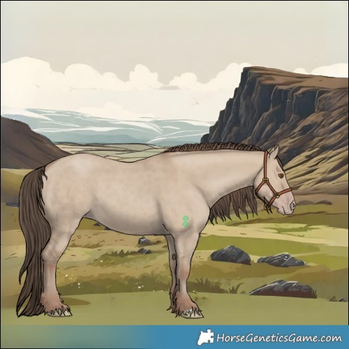 Horse Color:Classic Champagne Dun 