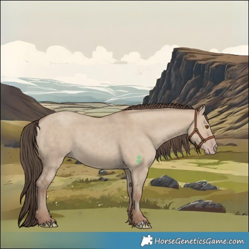 Horse Color:Classic Champagne Dun 