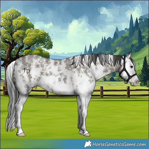 Horse Color:Grullo Sabino Splash