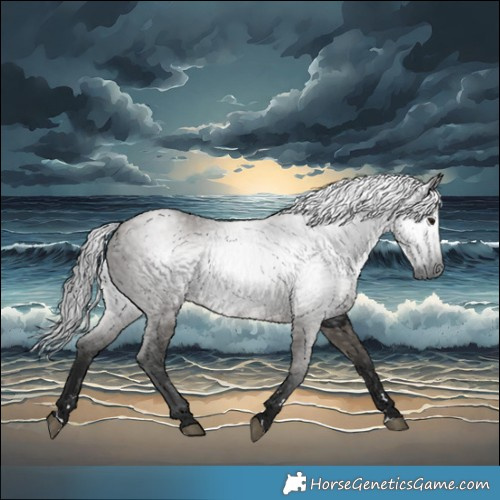 Horse Color:Gray Grullo 