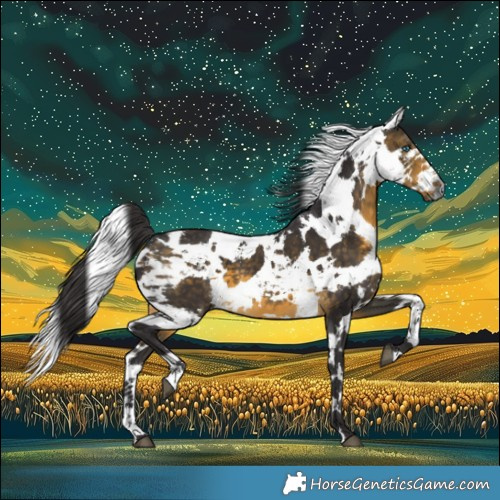 Horse Color:Buckskin Harlequin Merle 