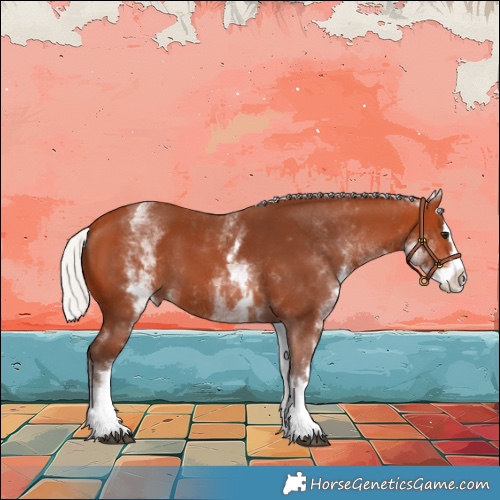 Horse Color:White Spotted Silver Bay Splash 