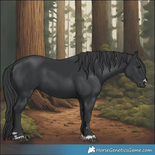 Horse Color:Black 