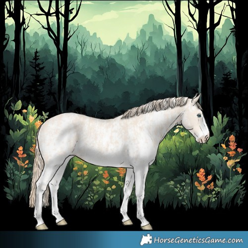 Horse Color:Perlino Sabino  and Perlino Sabino 