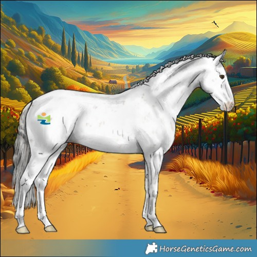 Horse Color:Liver Red Dun Mushroom Sabino Appaloosa 