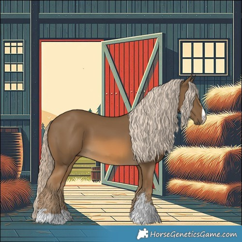 Horse Color:Chocolate Palomino 