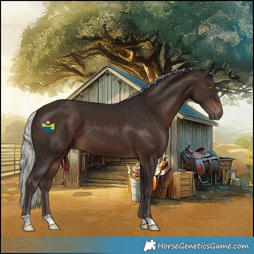 Horse Color:Silver Brown 