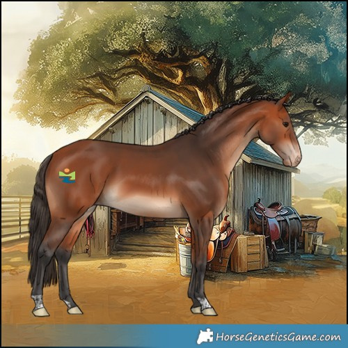 Horse Color:Bay Appaloosa 