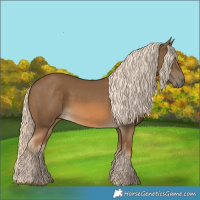 Horse Color:Chocolate Palomino 