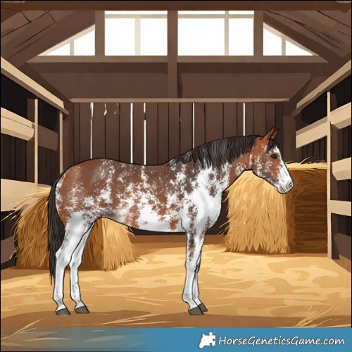 Horse Color:Bay Sabino 