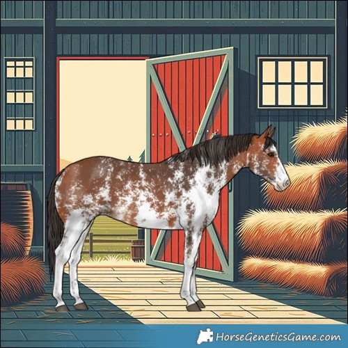 Horse Color:Bay Sabino