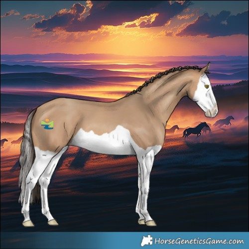 Horse Color:Amber Champagne Splash 