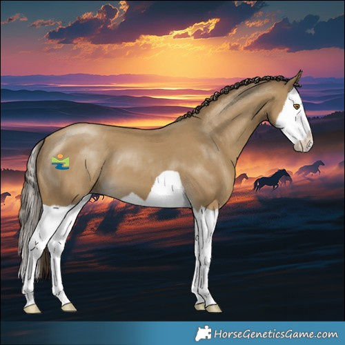 Horse Color:Classic Cream Champagne Splash 