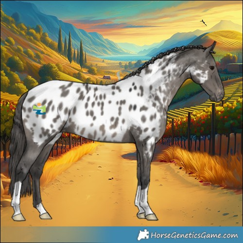 Horse Color:Grullo Appaloosa 