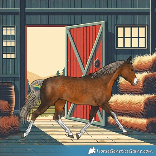 Horse Color:White Spotted Chocolate Palomino 