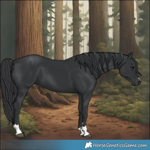 Horse Color:Black 