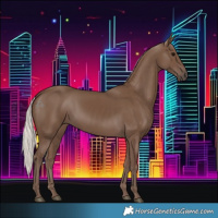 Horse Color:Silver Black 