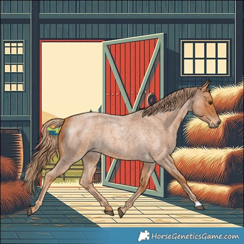 Horse Color:Red Roan 