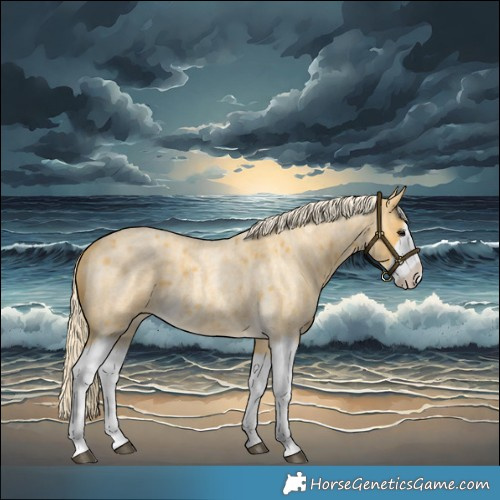 Horse Color:Palomino Roan Splash 