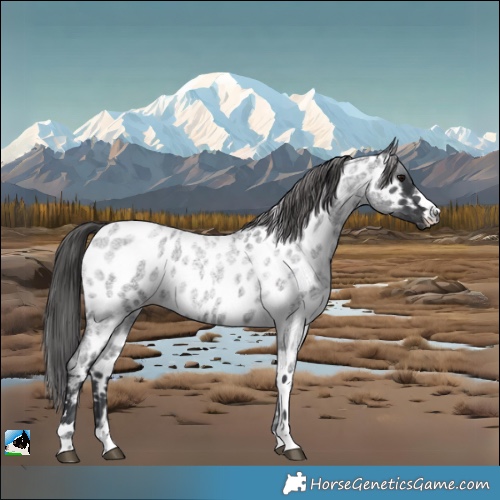 Horse Color:Blue Roan Appaloosa