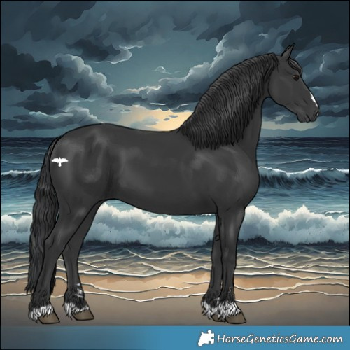 Horse Color:Black 