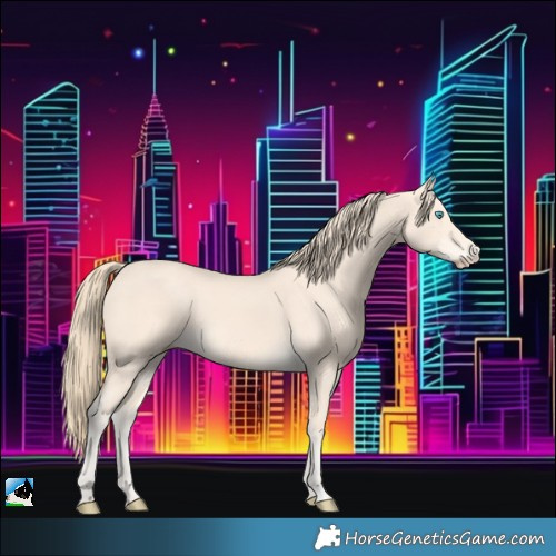 Horse Color:Perlino Rabicano 