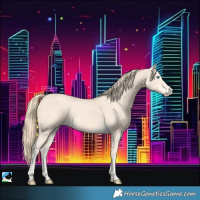 Horse Color:Perlino Rabicano 
