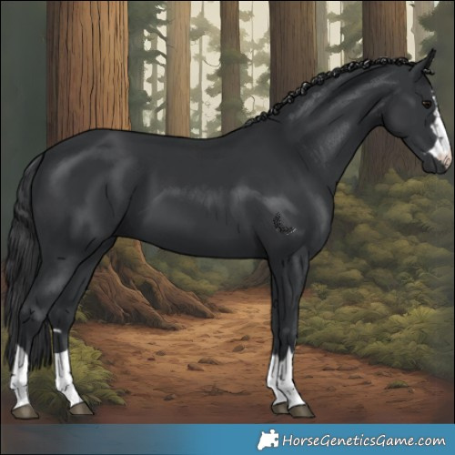 Horse Color:Black 