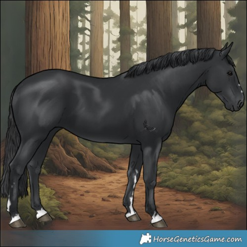 Horse Color:Black 