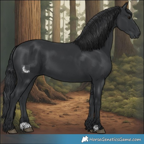 Horse Color:Black 