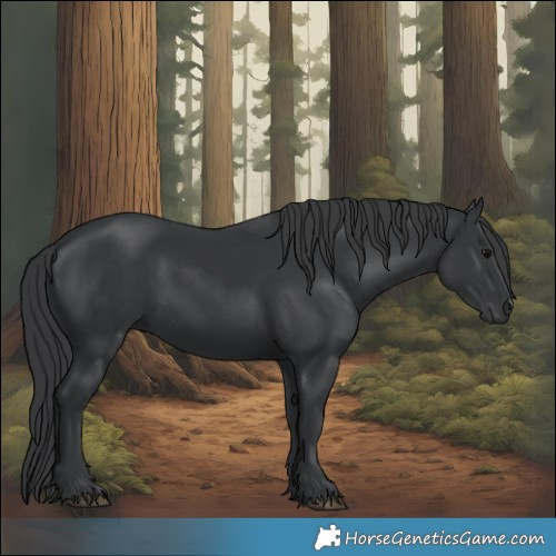 Horse Color:Black 
