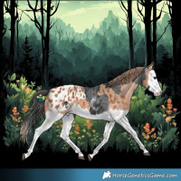 Horse Color:Black Splash Appaloosa and Chestnut Splash Appaloosa