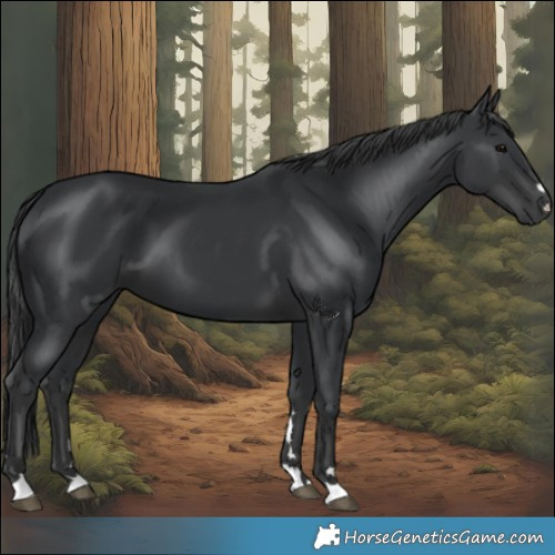 Horse Color:Black 