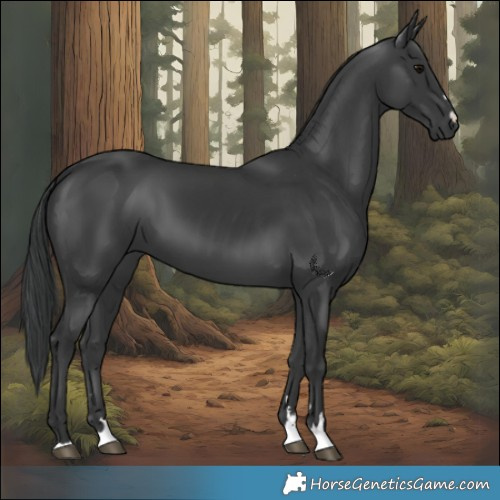 Horse Color:Black 