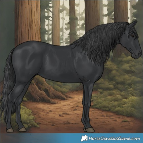 Horse Color:Black 