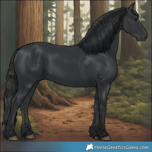 Horse Color:Black 