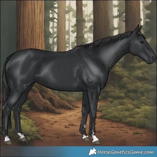 Horse Color:Black 