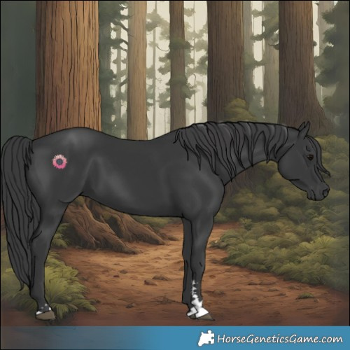 Horse Color:Black 