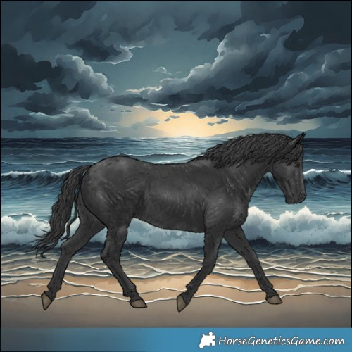 Horse Color:Black 