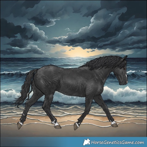 Horse Color:Black 