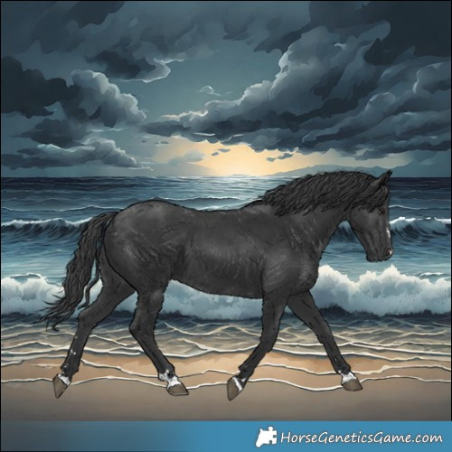 Horse Color:Black 