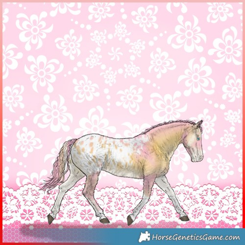 Horse Color:Watercolor Blue Onyx Merle Tobiano Appaloosa Rabicano 