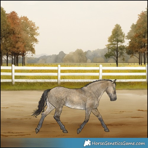 Horse Color:Buckskin Dun Merle 