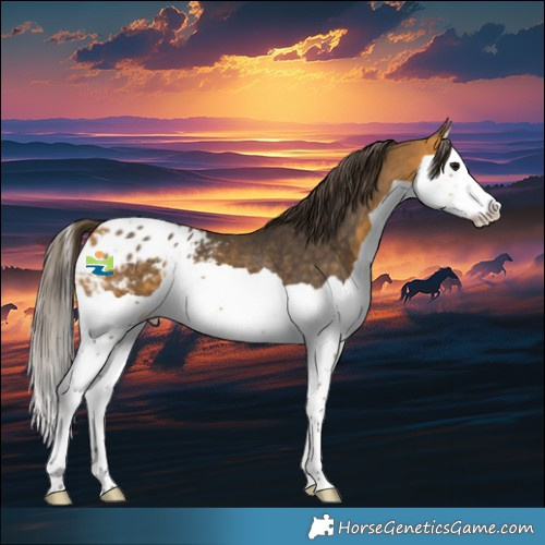 Horse Color:Buckskin Splash Appaloosa 