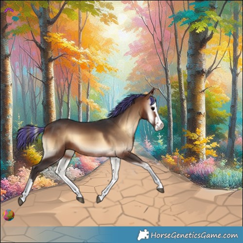 Horse Color:Painted Bay Onyx Splash