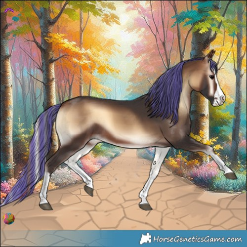 Horse Color:Painted Bay Onyx Splash