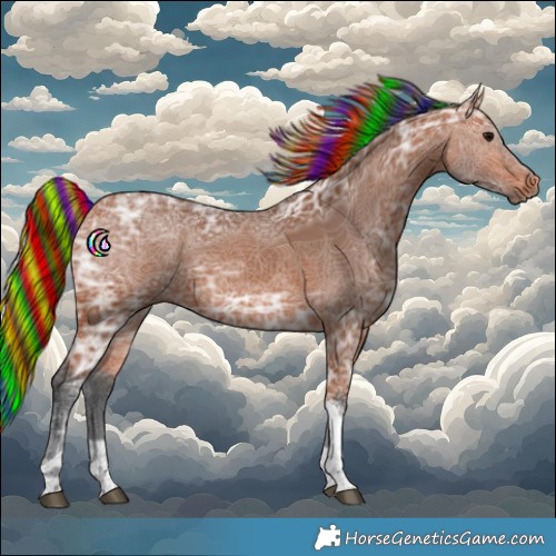 Horse Color:Painted Bay Ice Tobiano