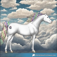 Horse Color:Painted Gold Champagne Chinchilla Ice Appaloosa